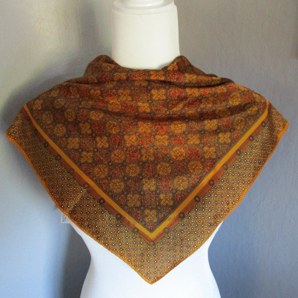 Gold & black scarf